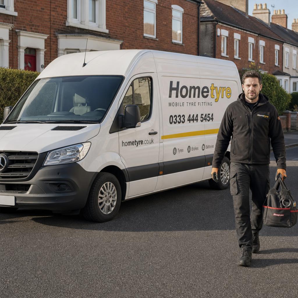 Tyres Bradford branded mobile fitting van